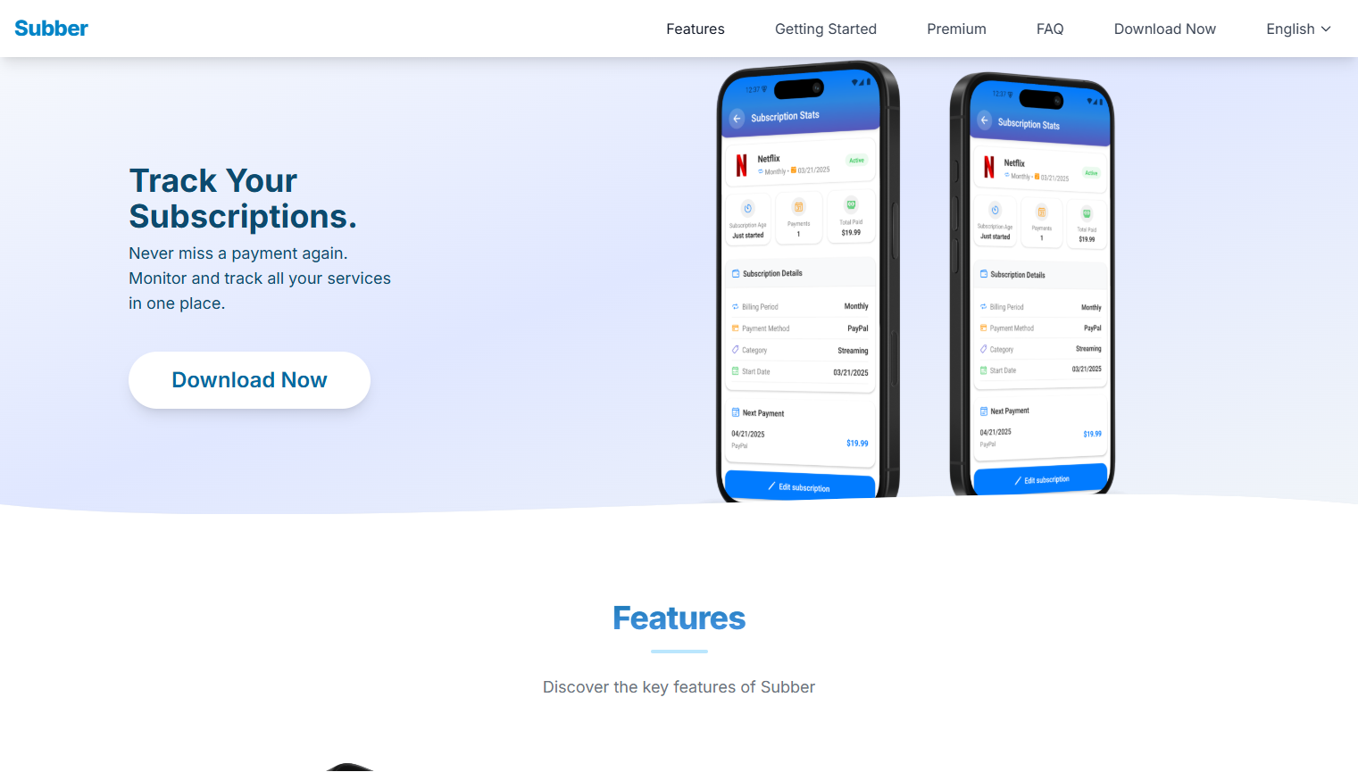 Subber screenshot